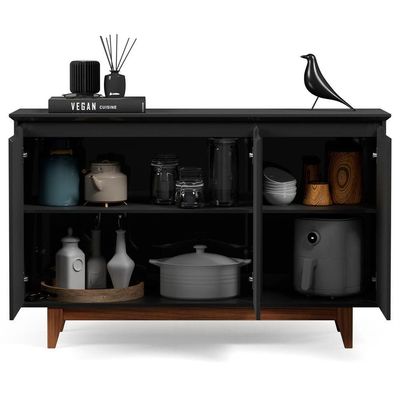 Buffet 3 Portas Flow Preto