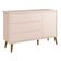 Cômoda Sapateira Théo New Rosa Fosco Com Natural - Reller