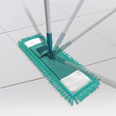 Mop Flat Chenile com Cabo Telescópico FlashLimp Verde