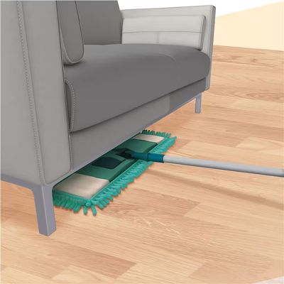 Mop Flat Chenile com Cabo Telescópico FlashLimp Verde