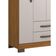 Guarda-roupa 3 Portas Nt 5000 Freijó Com Off White - Notável