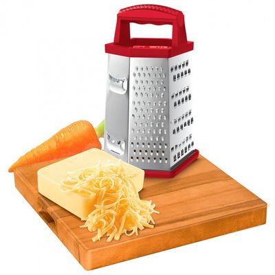 Ralador 6 Faces 8 Inox Euro Home Vermelho Vermelho