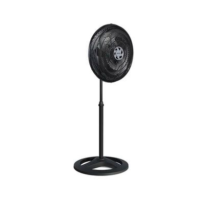 Ventilador Oscilante De Coluna Turbo 6 Pás 50cm Preto 110V