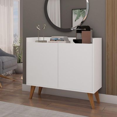 Aparador Buffet Fly 2 Portas Branco - Móveisaqui
