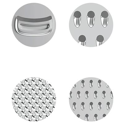 Ralador de 4 Faces Inox com Base Antiderrapante Euro Home Vermelho