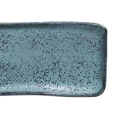 Jogo de 4 Travessas Retangulares 22x9,5cm Stoneware Orgânico Night Sky Porto Brasil n/a