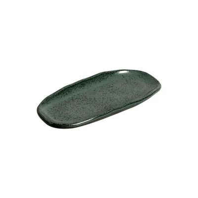 Conjunto de Travessas Oval Rasa Mini Porto Brasil Orgânico Greenery 16,5x8cm - 4 Peças Verde