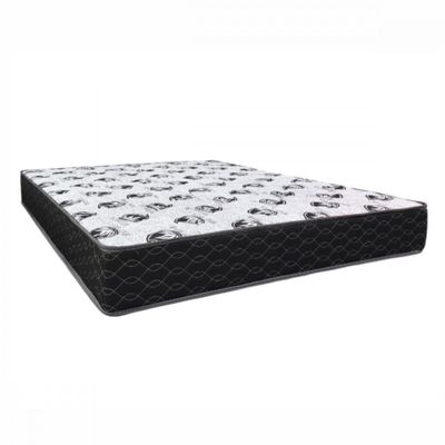 Colchão Casal D33 Extra Firme 138x188x19 Suporta 130kg Preto Com Branco