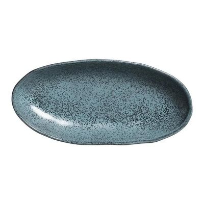Conjunto de Travessas Ovais Grandes Porto Brasil Orgânico Night Sky 32x16cm - 4 Peças Azul
