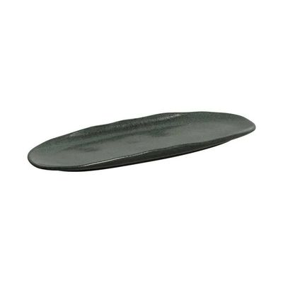 Conjunto de Travessas Oval Rasa Grande Porto Brasil Orgânico Greenery 36x13cm - 4 Peças Verde