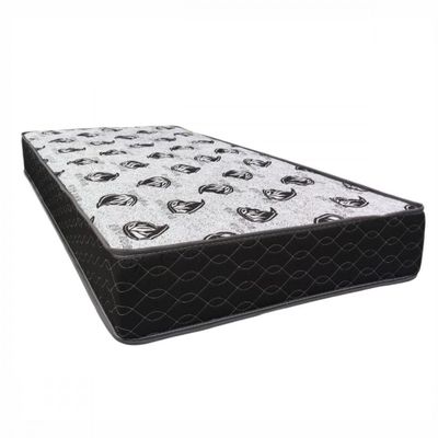 Colchão Solteiro D33 Extra Firme 88x188x19 Suporta 130kg Preto Com Branco
