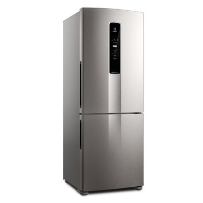 Geladeira Electrolux Frost Free Inverter 490L Efficient com AutoSense Inverse Inox Look (IB7S) 220V