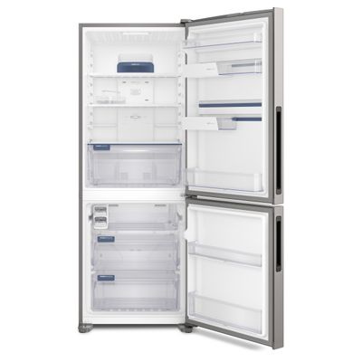 Geladeira Electrolux Frost Free Inverter 490L Efficient com AutoSense Inverse Inox Look (IB7S) 220V