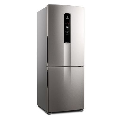 Geladeira Electrolux Frost Free Inverter 490L Efficient com AutoSense Inverse Inox Look (IB7S) 220V