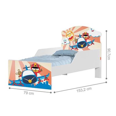 Mini Cama Patrulha Ursinhos Com Colchão