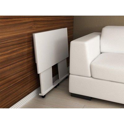 Mesa Dobrável para Notebook ME4117 Branco Tecno Mobili