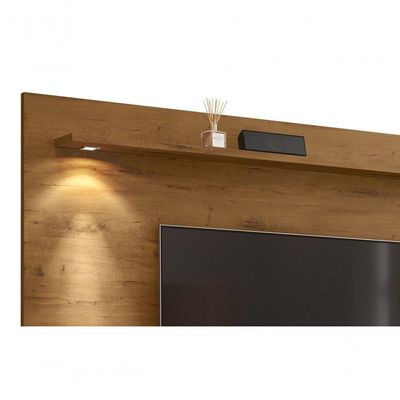 Painel Para Tv Aspen 2.2 Madeiro Canela - Moveisaqui