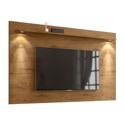 Painel Para Tv Aspen 2.2 Madeiro Canela - Moveisaqui