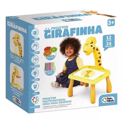 Projetor Infantil Girafinha Desenhos - Pais E Filhos
