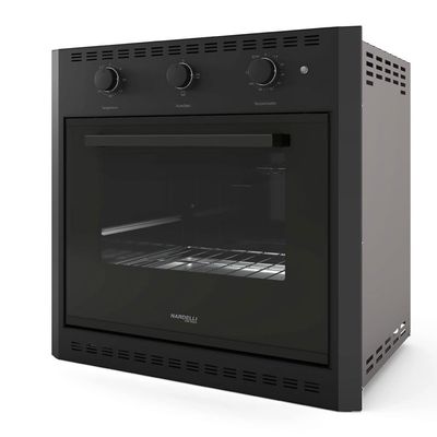 Forno Elétrico de Embutir Nardelli 60 litros Preto / 220v