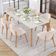 Kit 04 Cadeiras de Jantar e Estar Living Estofada Mia L02 Suede Bege - Lyam Decor