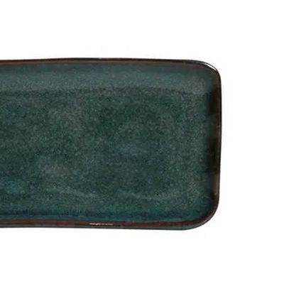 Jogo de 4 Travessas Retangulares 22x9,5cm Stoneware Orgânico Oceano Porto Brasil n/a