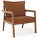 Poltrona Decorativa Para Sala de Estar e Living Alícia B04 Bouclê Terracota - Lyam Decor