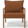 Poltrona Decorativa Para Sala de Estar e Living Alícia B04 Bouclê Terracota - Lyam Decor