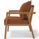 Poltrona Decorativa Para Sala de Estar e Living Alícia B04 Bouclê Terracota - Lyam Decor