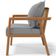 Poltrona Decorativa Para Sala de Estar e Living Alícia B04 Bouclê Cinza - Lyam Decor