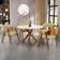 Kit 02 Cadeiras Para Sala de Jantar e Estar Living Estofada Suran L02 Couríssimo Fendi - Lyam
