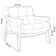 Kit 04 Poltronas Decorativa Fixa Para Sala Living Ikary L02 Canela Prime Bouclê Mostarda - Lyam Decor