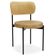 Cadeira Decorativa Estofada Para Sala De Jantar Louvre L02 Couríssimo Fendi - Lyam Decor