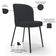 Kit 5 Cadeiras Sala de Jantar Estofada Gavi L02 Linho Chumbo - Lyam Decor