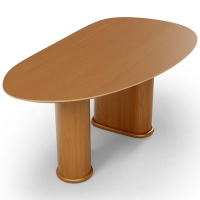 Mesa Para Sala de Jantar Ourense com 06 Cadeiras Sala de Jantar Dara L02 Linho Cinza Escuro - Lyam Decor