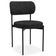 Cadeira Decorativa Estofada Para Sala De Jantar Louvre L02 Linho Chumbo  - Lyam Decor