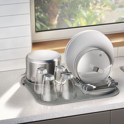 Escorredor de Louças Electrolux Top Dry com Tapete de Microfibra Dobrável Não se aplica