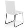 Cadeira Decorativa Estofada Para Sala De Jantar Preto Maya L02 Facto Branco - Lyam Decor Decor
