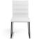 Cadeira Decorativa Estofada Para Sala De Jantar Preto Maya L02 Facto Branco - Lyam Decor Decor