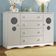 Cômoda Infantil 125cm 2 Portas Com Vidro E 4 Gavetas Sonho Multimóveis MP4475 Branco-off White