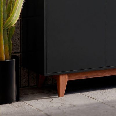 Buffet 4 Portas Flow Preto