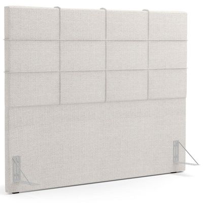 Cabeceira Cama Box Casal King 195 cm Roma W01 Linho Champagne - Lyam