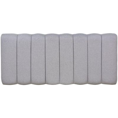 Cabeceira Cama Box Painel Casal 160 cm Dubai W01 Linho Cinza Escuro - Lyam Decor