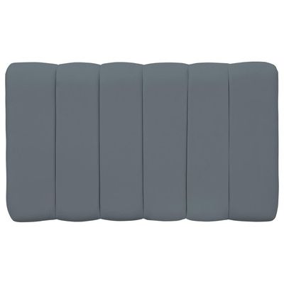 Cabeceira Cama Box Painel Solteiro 100 cm Dubai W01 Suede Cinza - Lyam Decor