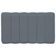 Cabeceira Cama Box Painel Solteiro 100 cm Dubai W01 Suede Cinza - Lyam Decor