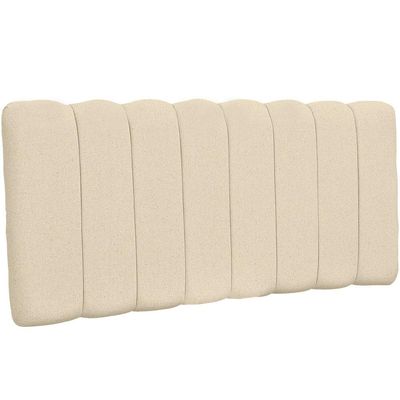 Cabeceira Cama Box Painel Casal 160 cm Dubai W01 Linho Cru - Lyam Decor