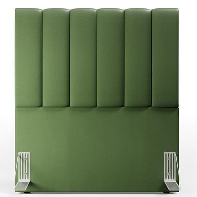 Cabeceira Cama Box Solteiro 100 cm Dália W01 Facto Verde Musgo - Lyam Decor
