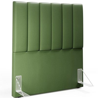 Cabeceira Cama Box Solteiro 100 cm Dália W01 Facto Verde Musgo - Lyam Decor