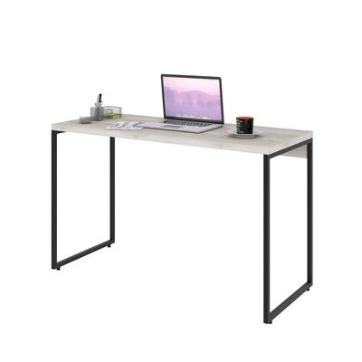 Kit 02 Mesas Para Escritório e Home Office Industrial Aspen 120 cm C01 Snow - Lyam Decor
