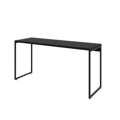 Kit 02 Mesas Para Escritório e Home Office Industrial Aspen 150 cm C01 Onix - Lyam Decor
